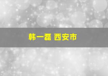 韩一磊 西安市